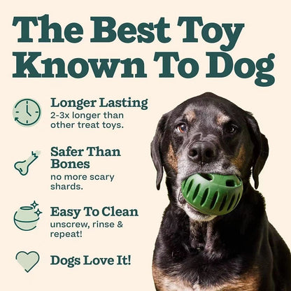 Stuffed Dog Eating Toy Ball